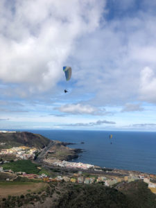 Paragliding over the North Coast