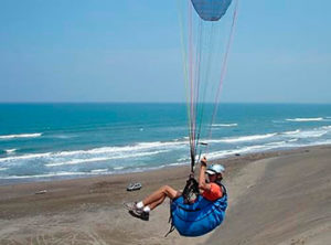paragliding near Las Canteras beach